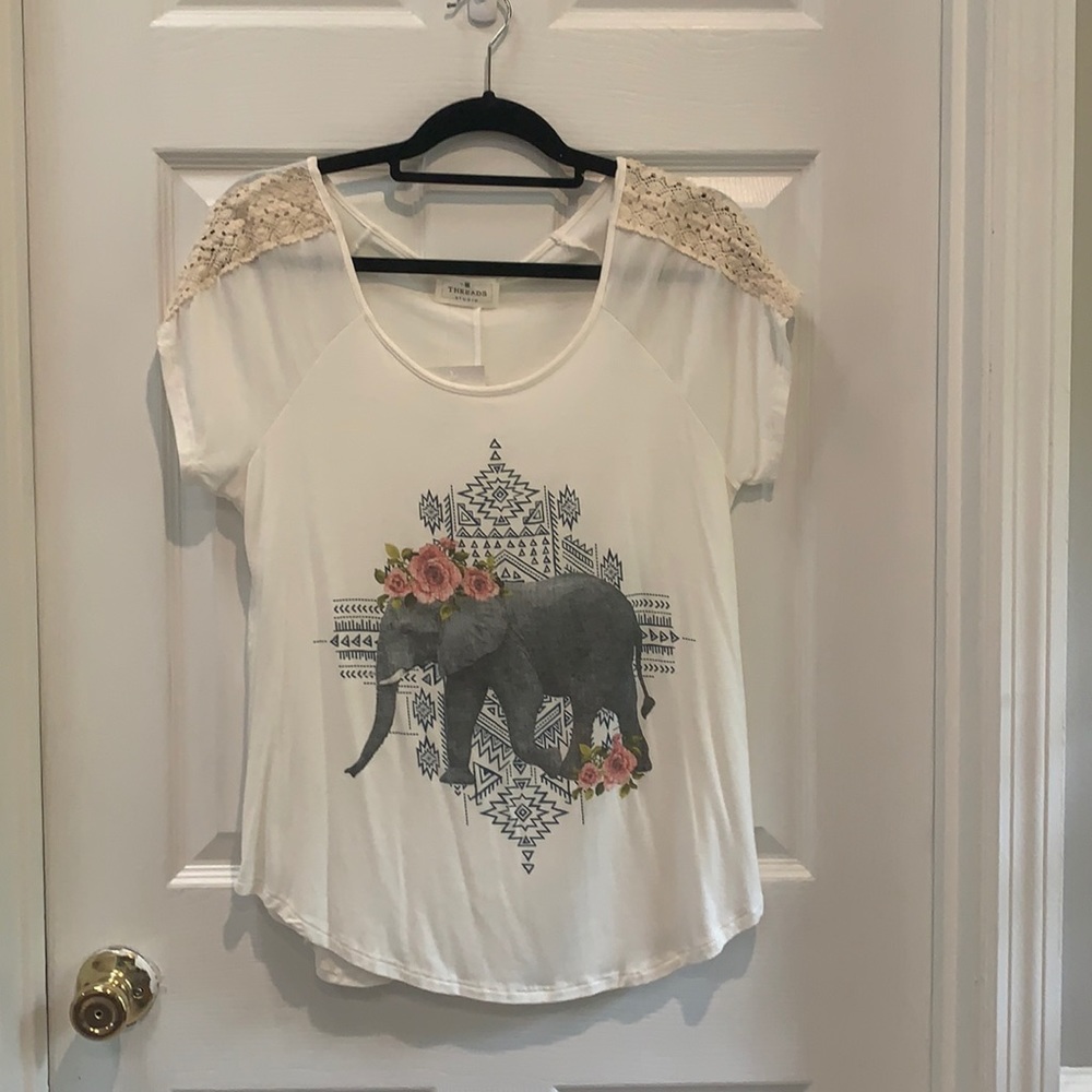 NWT Elephant Tee